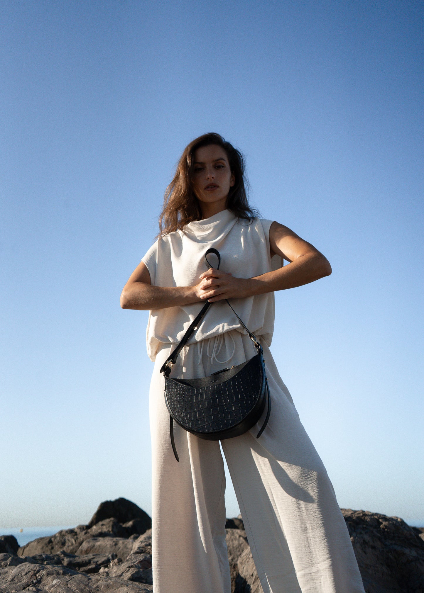 Sac à main Mylène Marron