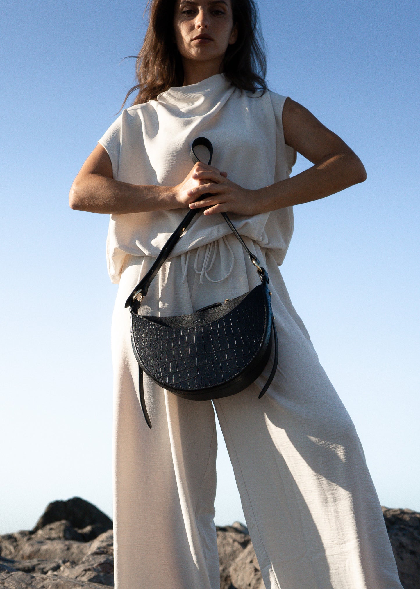 Sac à main Mylène Marron