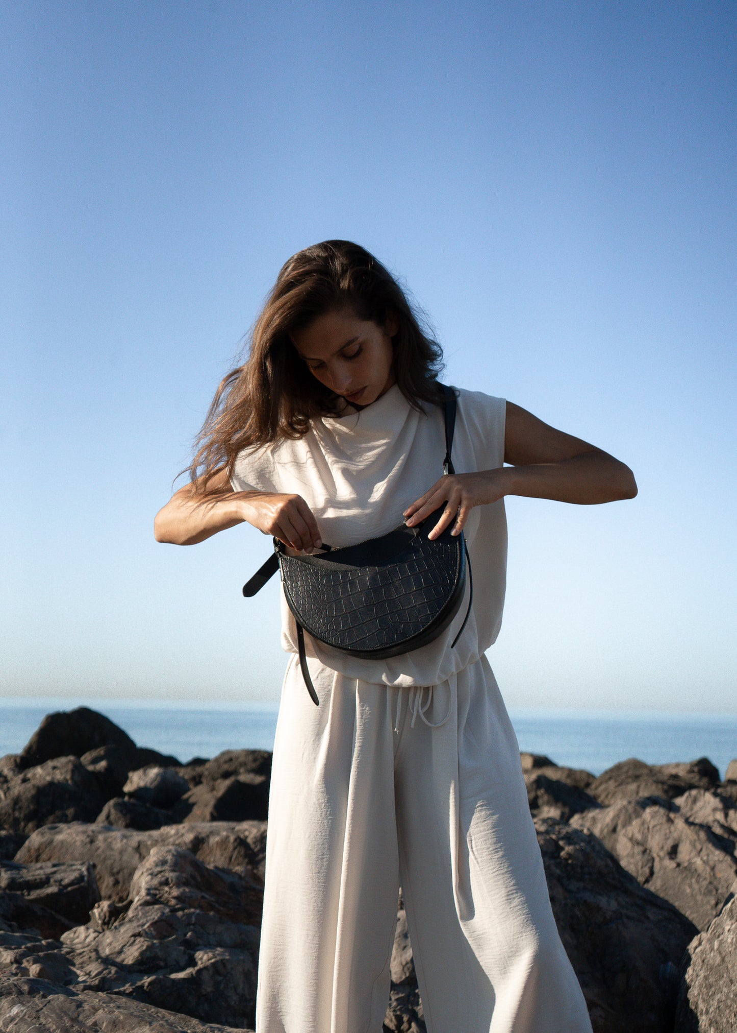 Sac à main Mylène Marron