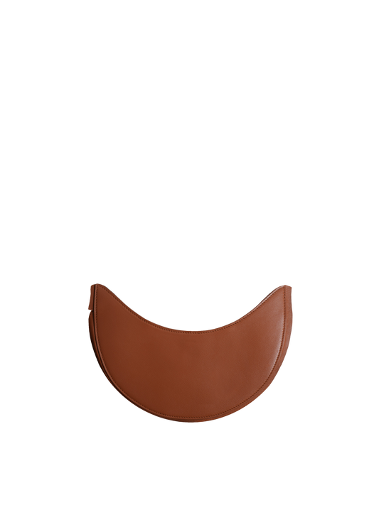 Abnehmbare Fronttasche Cognac
